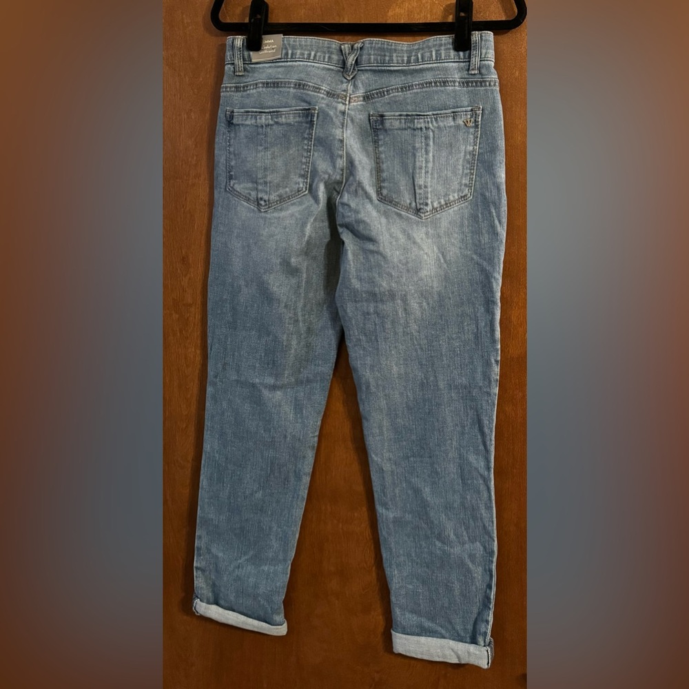 Wit & Wisdom Gemma 'Ab'Solution Girlfriend Jeans Blue Denim ~ Size 6 - Picture 2 of 10